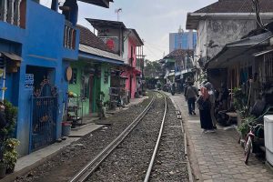 Kawasan yang akan disterilkan guna dilakukan pelebaran jalur lintasan kereta api oleh PT KAI. (bim) - Wali Kota Malang Angkat Bicara Tentang Rencana Sterilisasi oleh PT KAI