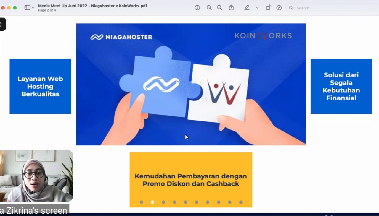 Kolaborasi Niagahoster-KoinWorks, mudahkan transaksi pelanggan website. (rhd) - Kolaborasi Niagahoster-KoinWorks, Mudahkan Transaksi Pelanggan Website
