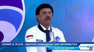 Menkominfo, Johnny G.Plate.