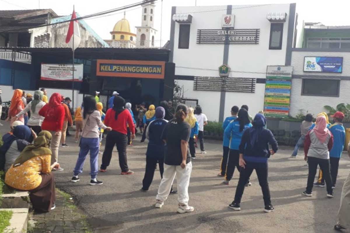 Ratusan peserta ikuti senam bersama Tiga Pilar. (ist) - Ratusan Peserta Ikuti Senam Bersama Tiga Pilar