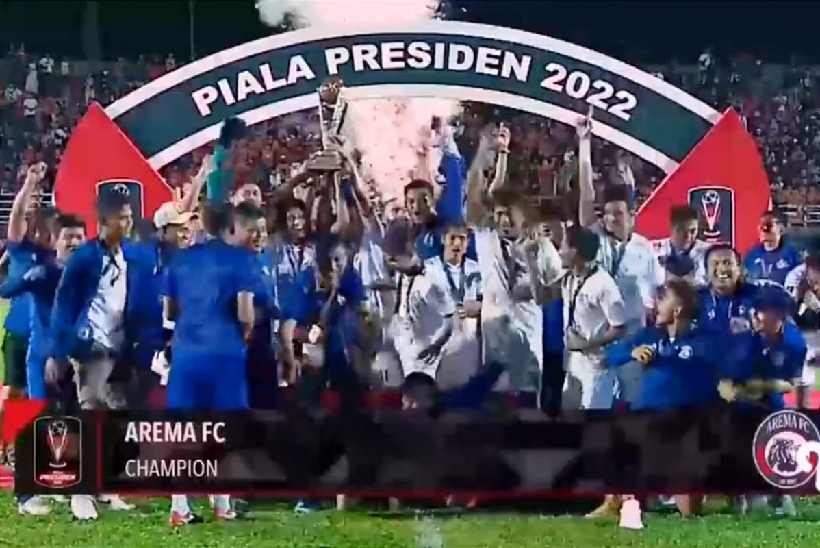 arema fc 'the champions' piala presiden 2022