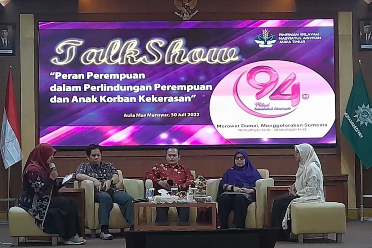 Diskusi progresif "Peran Perempuan dalam Perlindungan Perempuan dan Anak Korban Kekerasan". (ist) - Milad Nasyiah Kampanyekan Pencegahan Kekerasan Perempuan dan Anak