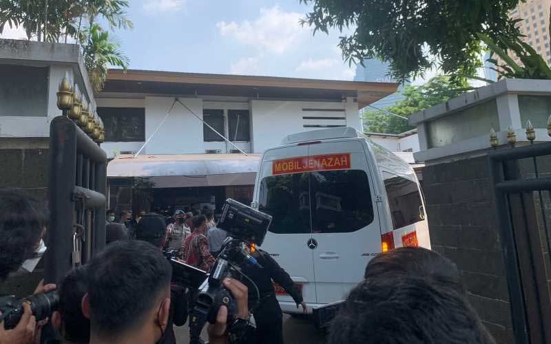 Jenazah MenPAN RB Tjahjo Kumolo. (ist) - Akan Dimakamkan di TMP Kalibata, Tjahjo Kumolo Derita Penyakit Ini Saat Dirawat di Rumah Sakit