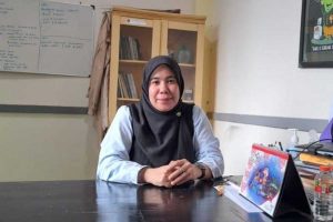 Kadiv Sosdiklih Parmas dan SDM KPU Kota Batu, Marlina. (dik) - KPU Kota Batu Sosialisasi Pemilu Sasar Anak Muda