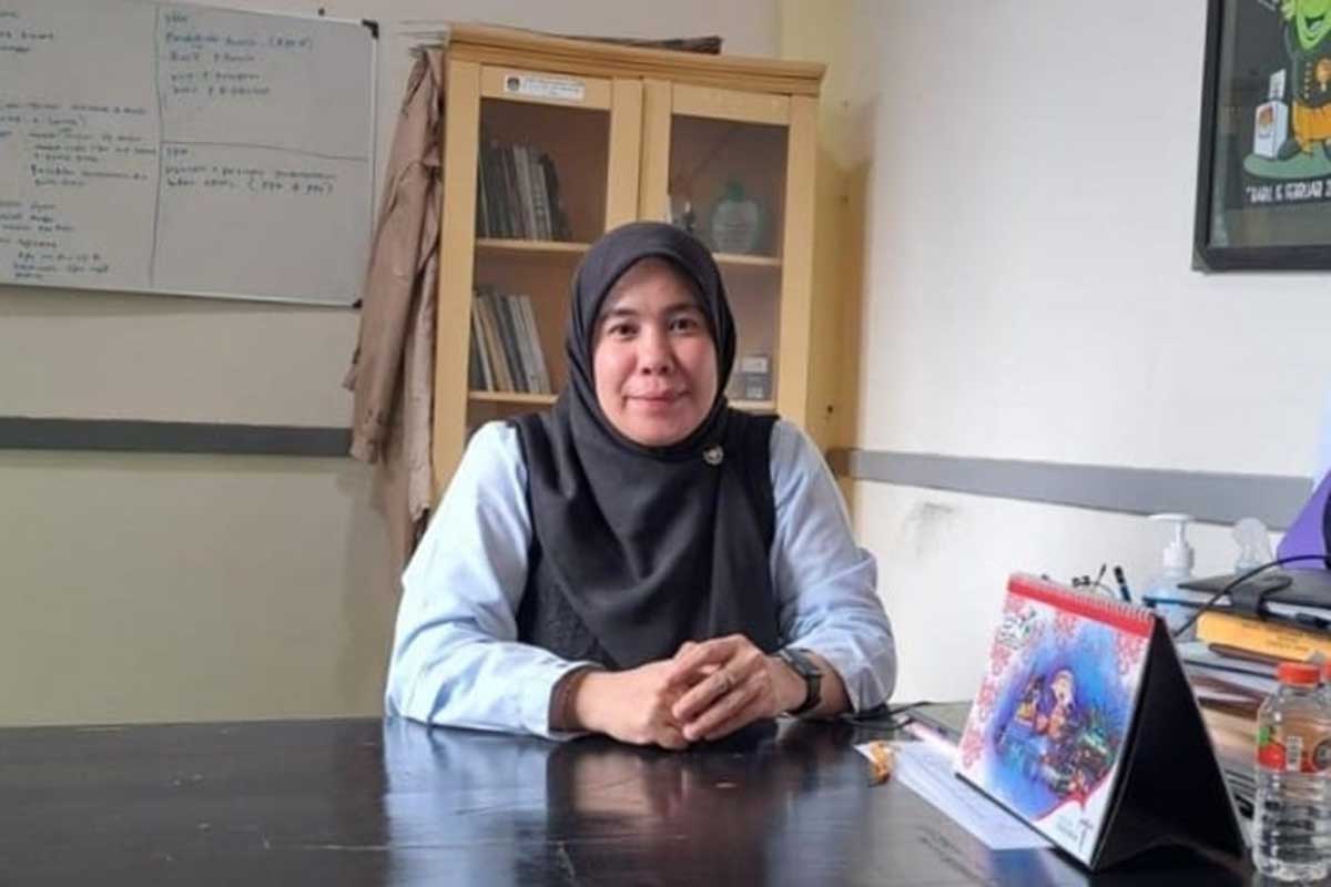 Kadiv Sosdiklih Parmas dan SDM KPU Kota Batu, Marlina. (dik) - KPU Kota Batu Sosialisasi Pemilu Sasar Anak Muda
