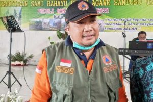 Kepala BPBD Kota Batu, Agung Sedayu. (dik) - Jelang Kemarau, BPBD Batu Antisipasi Potensi Bencana