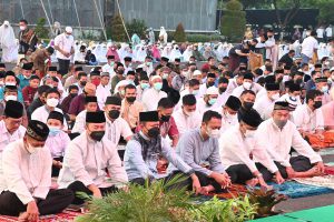 Pangdam V/Brawijaya Gelar Shalat Idul Adha dan Penyembelihan Hewan Kurban di Makodam V/Brawijaya