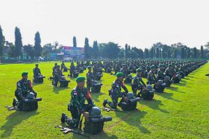 Pangdam V/Brawijaya Tinjau Kesiapan Satgas Yonif 511/DY - Dalam Rangka Operasi Pamtas Darat RI-PNG Sektor Selatan