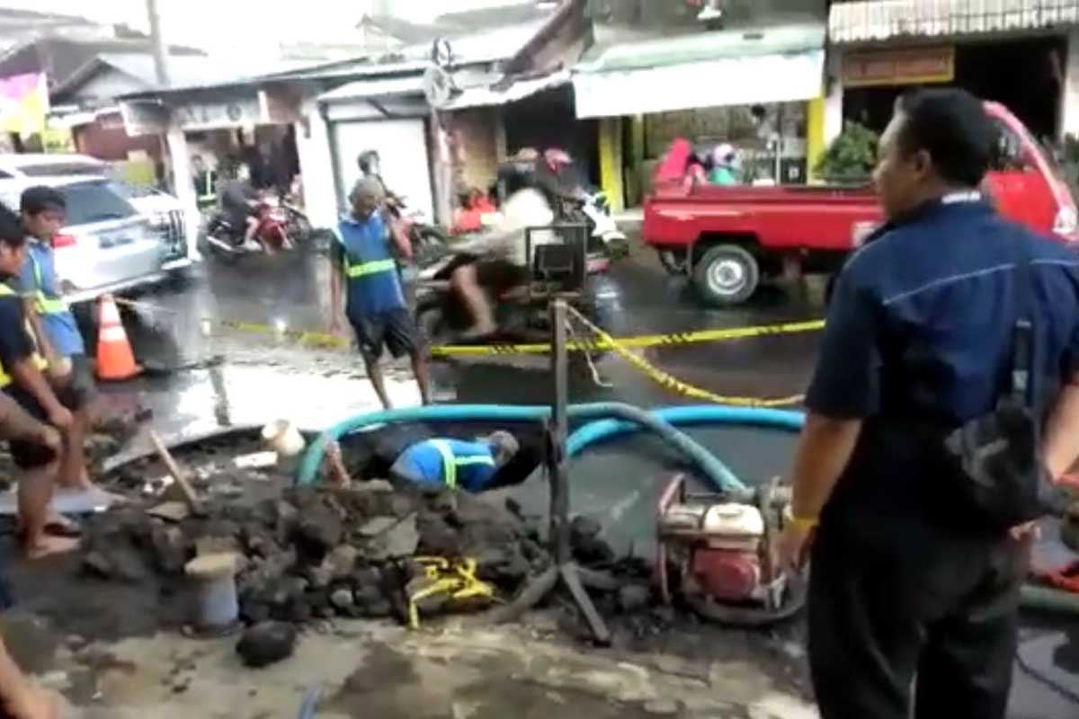 Pipa PDAM Kota Malang Jebol Lagi,11 Kelurahan Terdampak