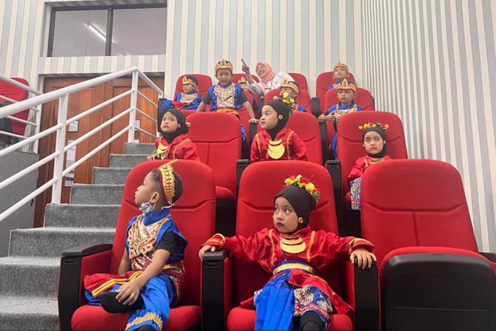 Ruang Bioskop di Museum Pendidikan Kota Malang yang dapat dimanfaatkan oleh masyarakat. (bim) - Buka Kembali, Disdikbud Kota Malang Fungsikan Museum Pendidikan Untuk Semua Event