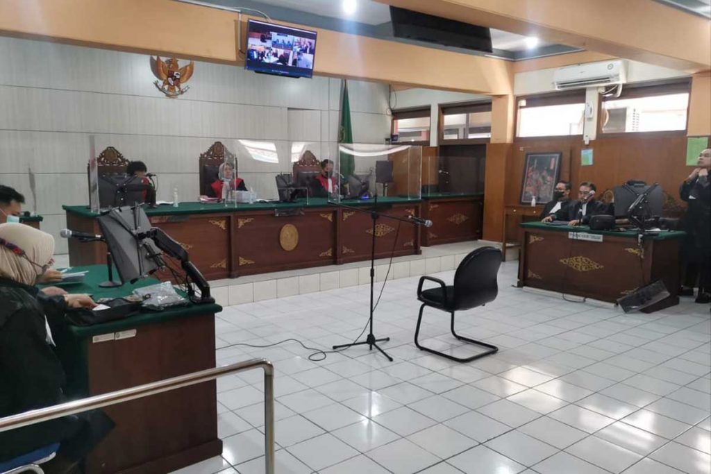 Ruang persidangan di PN Malang. (ist) - Pembacaan Tuntutan Kasus Kekerasan Seksual Julianto Ditunda Pekan Depan