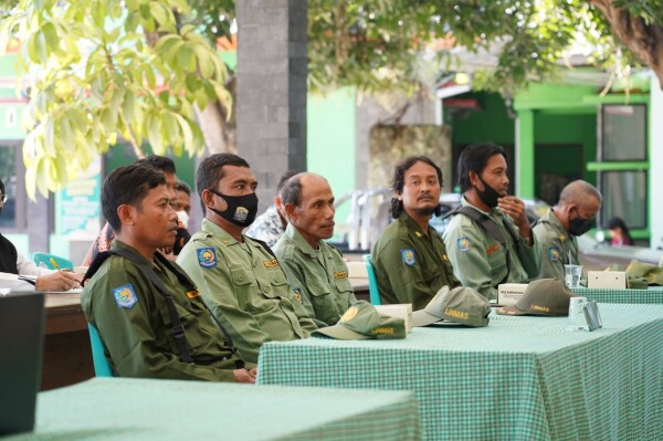 satpol pp menggelar pembinaan satuan perlindungan masyarakat