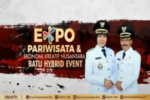 Expo Pariwisata dan Ekonomi Kreatif Disparta Batu. (ist) - Batu Hybrid Event Suguhkan "Big Promo" Produk Wisata dan Ekraf Nusantara