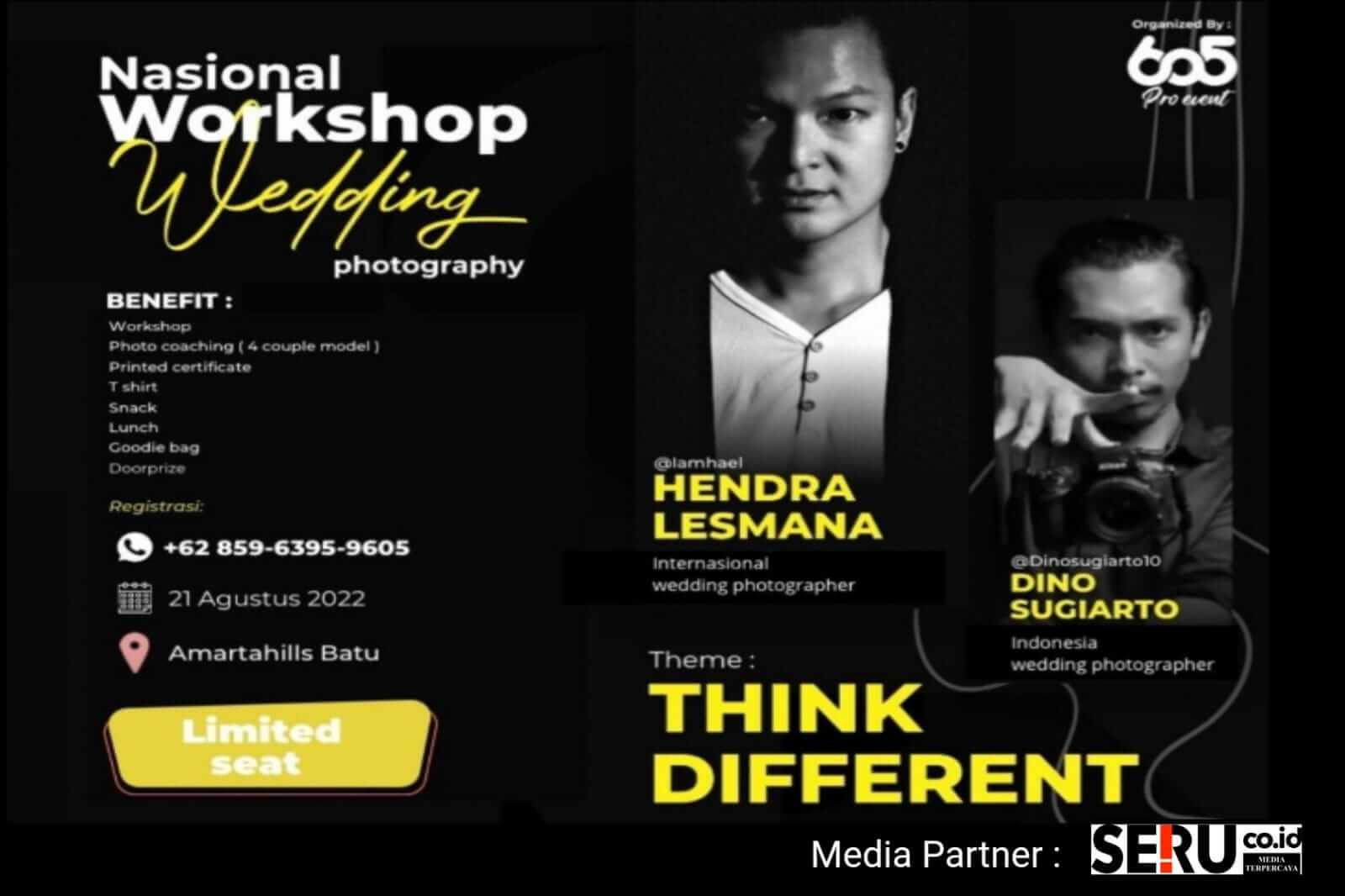 flyer nasional workshop wedding photography. ist.
