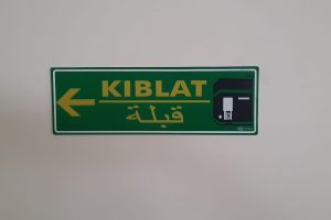 ilustrasi arah kiblat