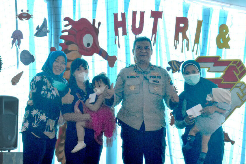 kapolsek sukun bersama warga binaan pemasyarakatan lapas sukun