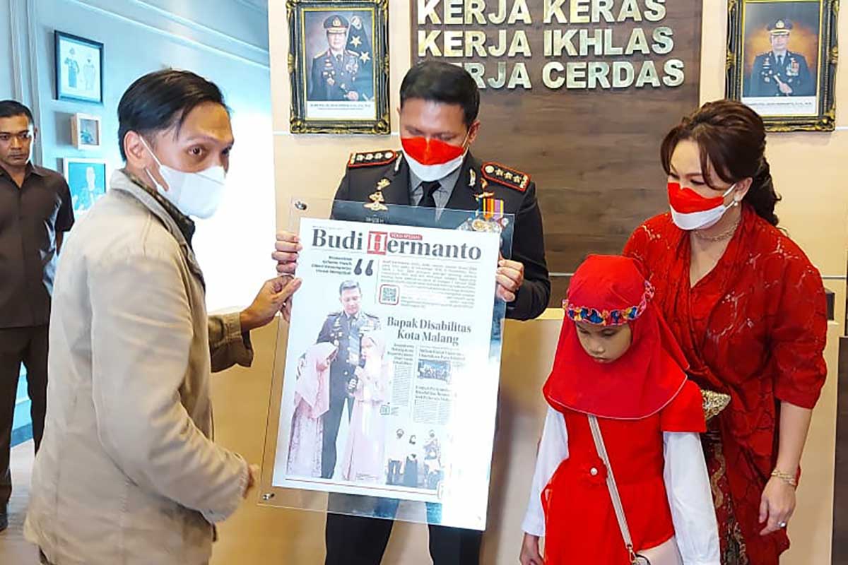 Kombes Pol Budi Hermanto Dinobatkan sebagai Bapak Disabilitas