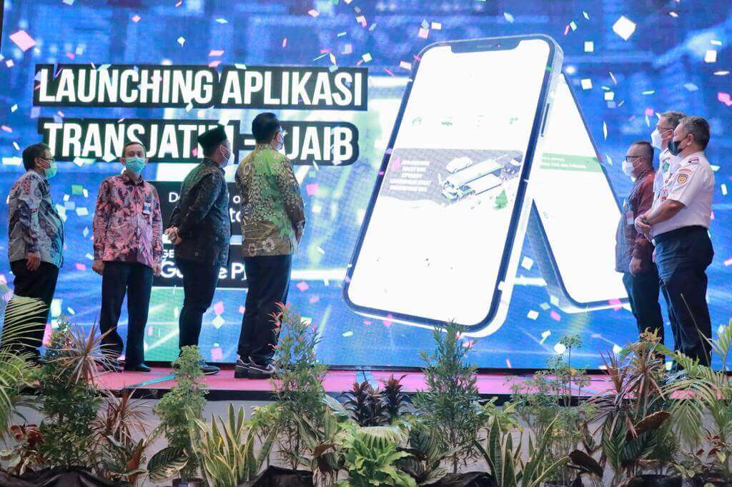 launching sekdaprov jatim adhy karyono launching aplikasi trans jatim ajaib aplikasi jatim informasi bus kamis 4811