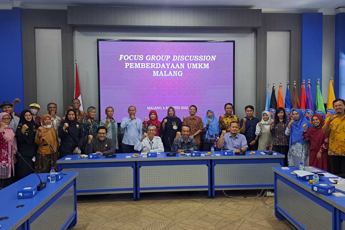 Para peserta FGD Pemberdayaan UMKM Polinema. (ist) - Polinema Kolaborasi Forkopimda Berdayakan UMKM