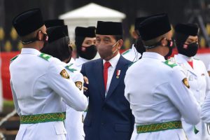 Pengukuhan anggota Paskibraka 2022. (ist) - Presiden Jokowi Kukuhkan 68 Anggota Paskibraka 2022