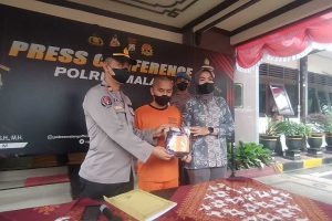 polres malang ungkap kasus persetubuhan dengan tersangka mr