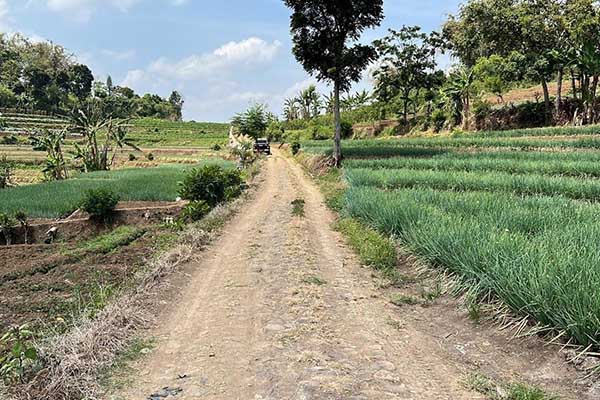 Salah satu ruas jalan garapan DPUPR Kota Batu. (dik) - Demi Peningkatan Ekonomi Warga, PUPR Batu Terus Invansi Peningkatan Jalan