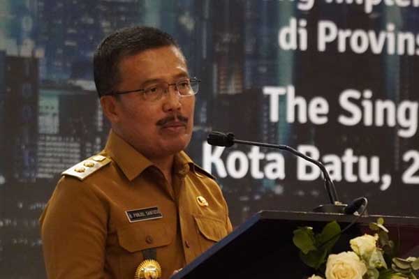 Wawali Batu Punjul Santoso. (ist) - Wawali Batu: Digitalisasi, Solusi bagi UMKM dan Koperasi di Tengah Pandemi Covid-19