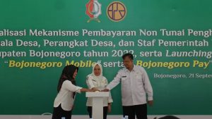 bupati anna sosialisasi pembayaran non tunai di era digital