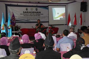 Dandim 0833 membuka Sarasehan HUT ke-63 Pepabri dan HUT ke-44 FKPPI. (ist) - Dandim 0833 Buka Sarasehan HUT ke-63 Pepabri dan HUT ke-44 FKPPI
