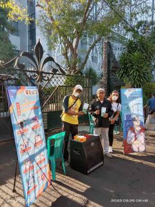 dinas kominfo bojonegoro kembali menggelar mor untuk kedua kalinya saat car free day