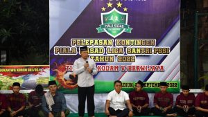 doa bersama jelang keberangkatan kontingen kodam v brawijaya pada piala kasad liga santri 202211