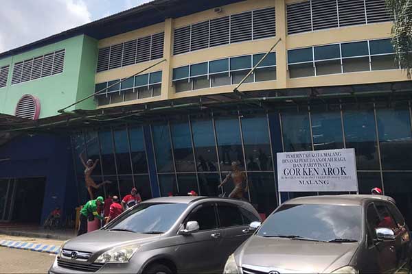 GOR Ken Arok, tampak dari luar. (ist) - GOR Ken Arok Belum Siap Jadi Tuan Rumah Event Sport Tourism