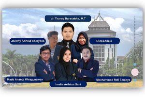 Kelima mahasiswa UB dan dosen pembimbing, yang berhasil menciptakan alat deteksi dini kanker rongga mulut. (ist) - Mahasiswa UB Berhasil Ciptakan Alat Deteksi Dini Kanker Rongga Mulut