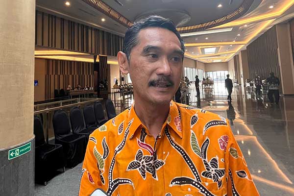 Kepala Diskominfo Kota Malang, Muhammad Nur Widianto, saat menjawab pertanyaan awak media. (bim) - Proteksi Data dengan Firewall, Diskominfo Tambah Anggaran 200 Juta