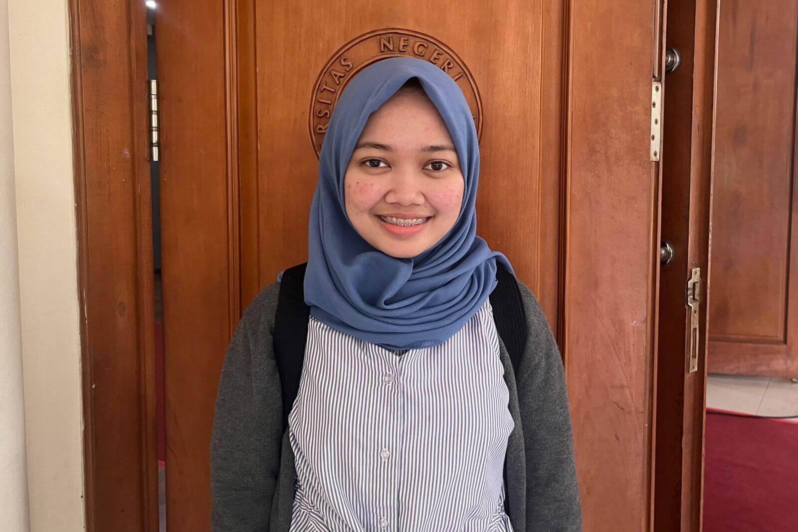 mahasiswa lulusan terbaik non akademik di wisuda ke 115 um tahun 2022 jasmine nurul izza. bim