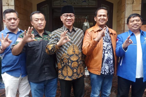 marman mujiono (dua kiri), bersama wakil ketua mpr ri
