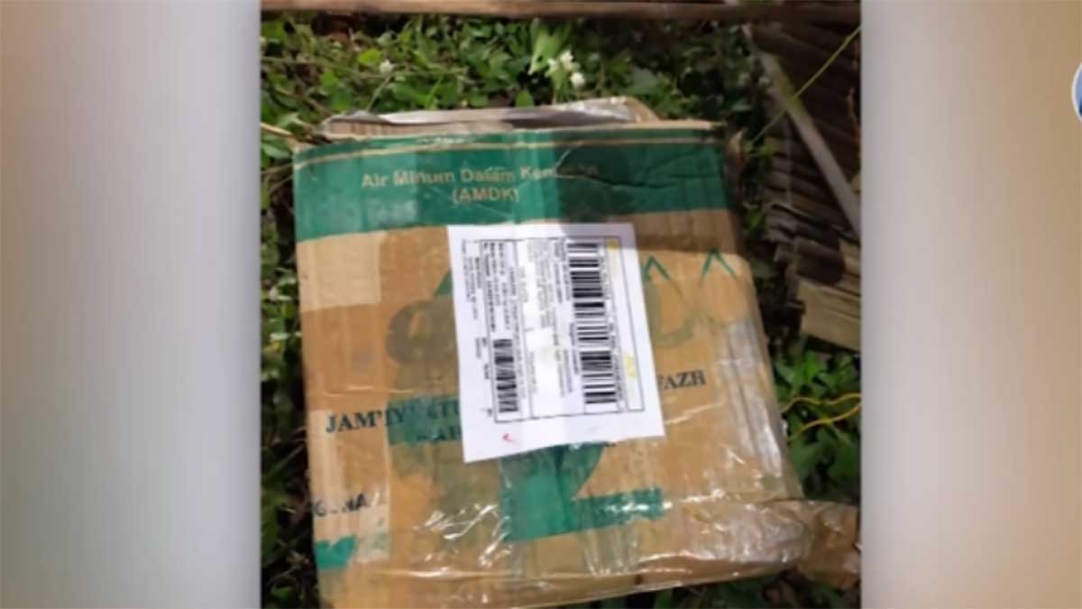 Paket yang meledak di Asrama Brimob Sukoharjo. (ist) - Pengirim Paket yang Meledak di Asrama Brimob Sukoharjo Ditangkap Polda Jabar