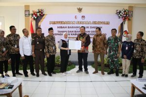pemkab bojonegoro hibahkan tanah dan gedung untuk kantor kpu