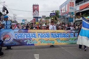 Ratusan Satgab turun pengamanan Karnaval Kota Malang 'Bangkit Bermartabat'. (ist) - Ratusan Satgab Turun Pengamanan Karnaval Kota Malang 'Bangkit Bermartabat'