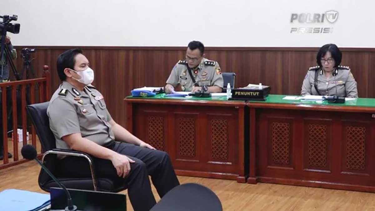 Sidang etik AKBP Jerry Raymond Siagian. (ist) - Tidak Profesional di Kasus Brigadir J, AKBP JS Dipecat Tidak Hormat