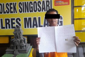 tersangak pelecehan seksual kepada odgj di singosari