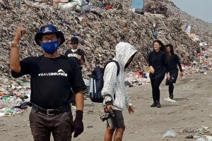 kunjungan ketua koalisi persampahan nasional kpnas bagong suyoto di kota malang