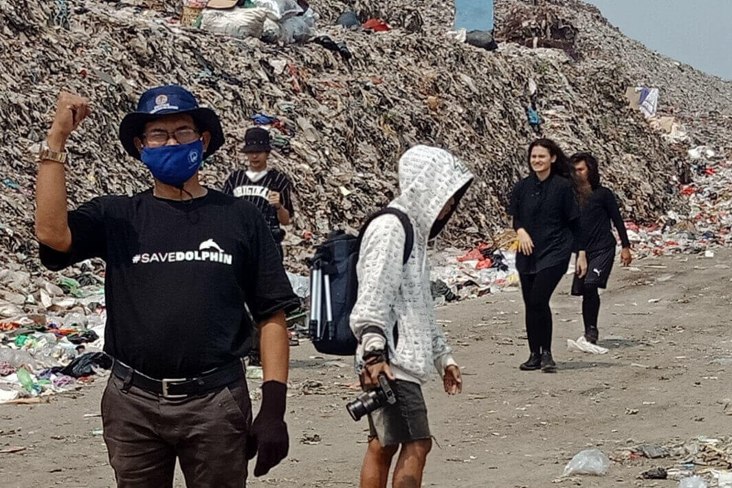 kunjungan ketua koalisi persampahan nasional kpnas bagong suyoto di kota malang