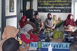 Babinsa Sukun dampingi penilaian lomba  Kampung Bersinar. (ist) - Babinsa Sukun Dampingi Penilaian Lomba Kampung Bersinar