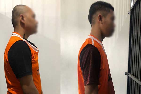 Dua tersangka kasus Narkoba yang di serahkan ke Kejari Batu. (ist) - Lanjutkan Proses Hukum Kasus Narkoba, Kejari Batu Terima Tsk dan BB Sabu