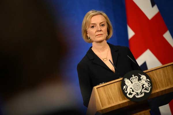 Eks PM Inggris Liz Truss. (ist) - Baru 45 Hari, PM Inggris Liz Truss Mengundurkan Diri