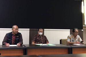 Himpsi dan dp3a kabupaten malang, saat konferensi pers di umm. (bim) - Penanganan Dampak Psikis Tragedi Kanjuruhan Capai 70 Persen