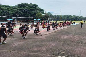 Kodim 0833/Kota Malang gelar kebugaran jasmani secara periodik. (ist) - Tingkatkan Kebugaran Jasmani, Kodim 0833 Kota Malang Gelar Garjas Periodik