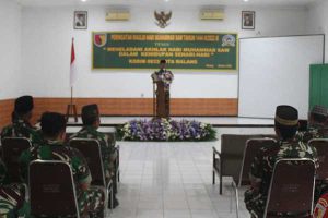 Kodim 0833 Kota Malang peringati maulid Nabi Muhammad SAW. (ist) - Kodim 0833/Kota Malang Peringati Maulid Nabi Muhammad SAW