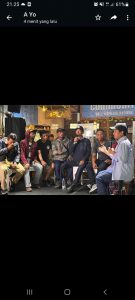 konferensi pers federasi kontras bersama aremania atau saksi kejadian. bim